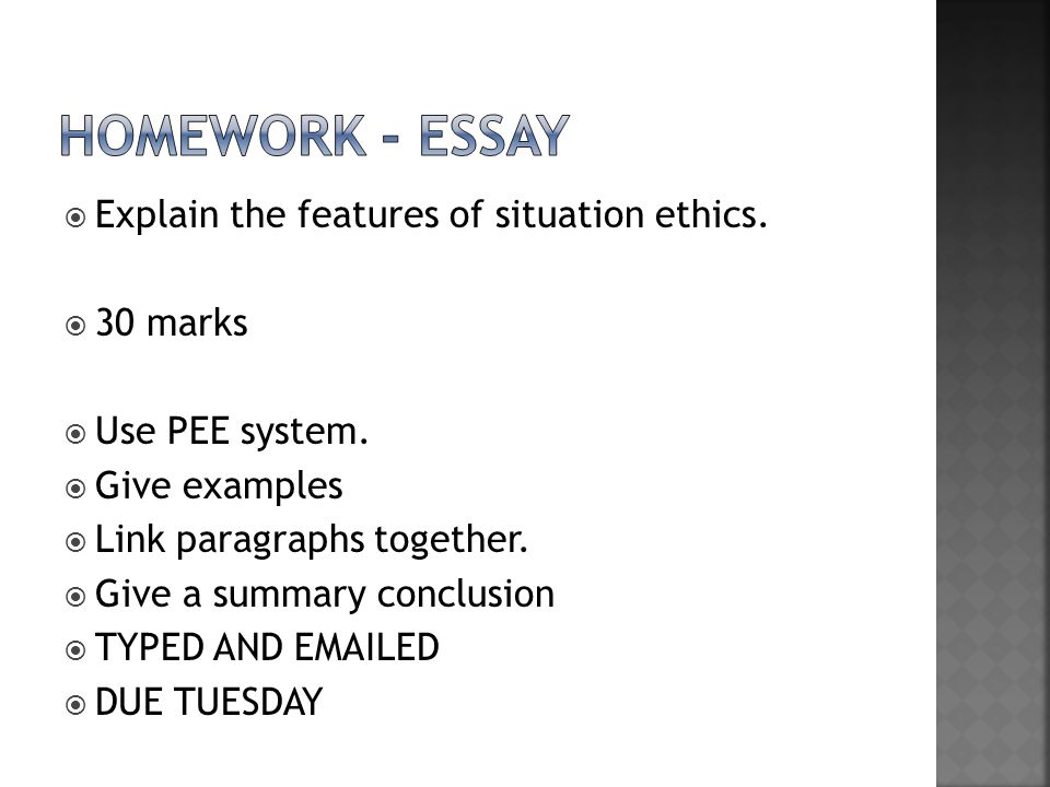 Describe The Key Ideas Of Situation Ethics